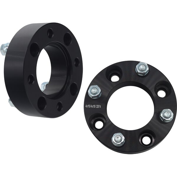 Bronco Wheel spacers ATV 1,5" 4/110 M10 black